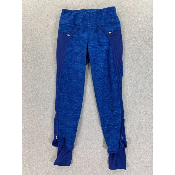 Hylete Compression Full Length Running Training Leggings (Women's‎ X-Small) Blue - Picture 1 of 11